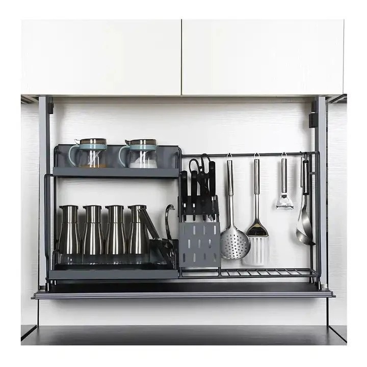 Aluminum Alloy Kitchen Lift Storage Cabinet