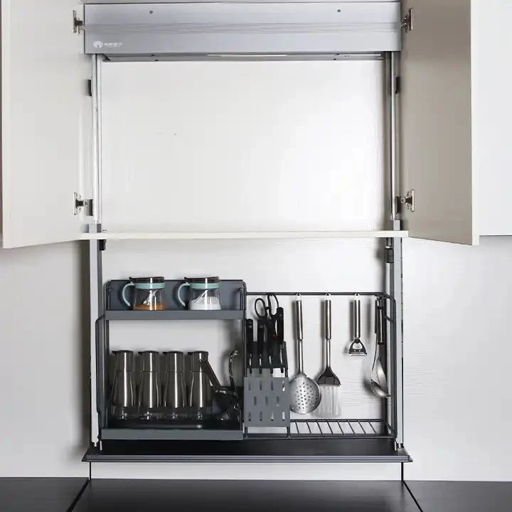 Moderne design køkkenskab hardware automatiseret løftestativ