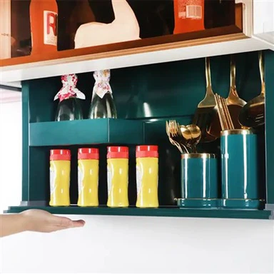 Elektrisk Højdejusterbar Smart Lift Køkken Opbevaringsskab